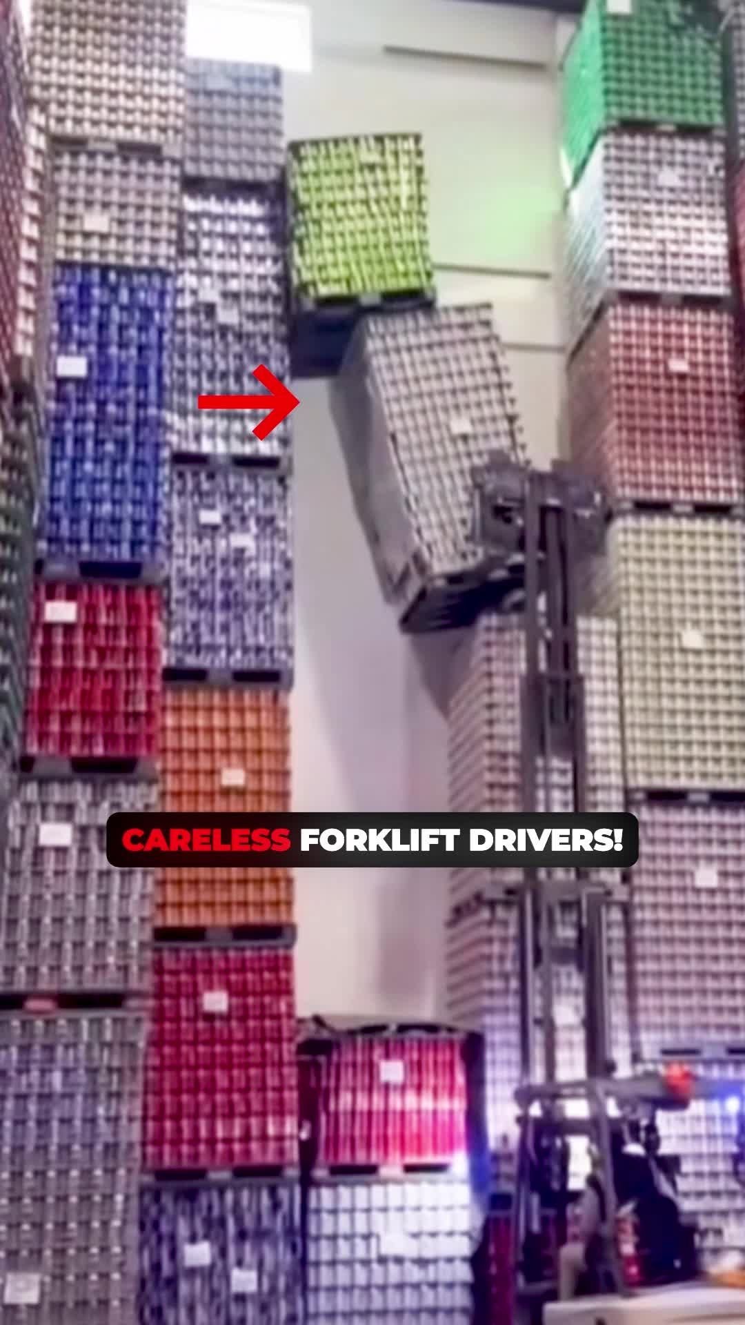 regalforklift 게시물 이미지: CARELESS FORKLIFT DRIVERS!! #regalforklift