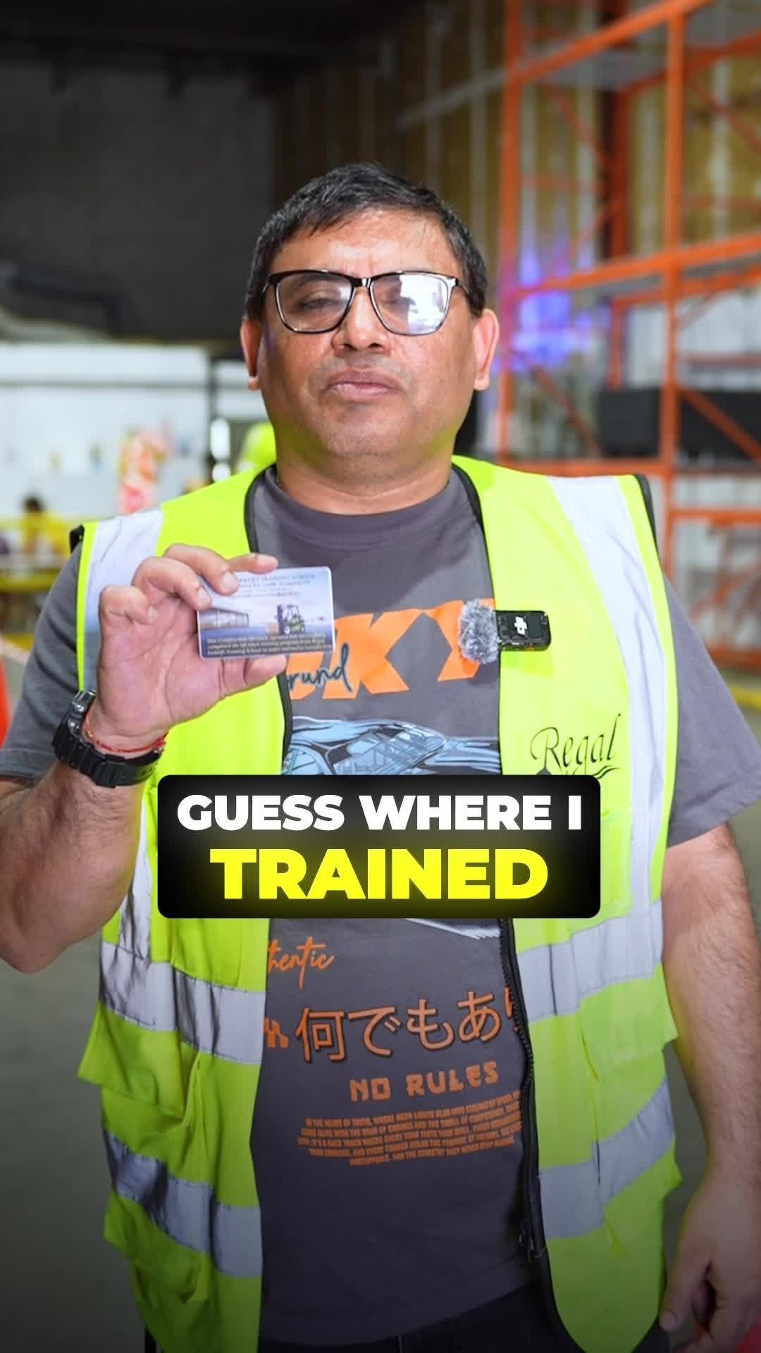 regalforklift 게시물 이미지: Guess Where I Trained ??
#regalforklift...