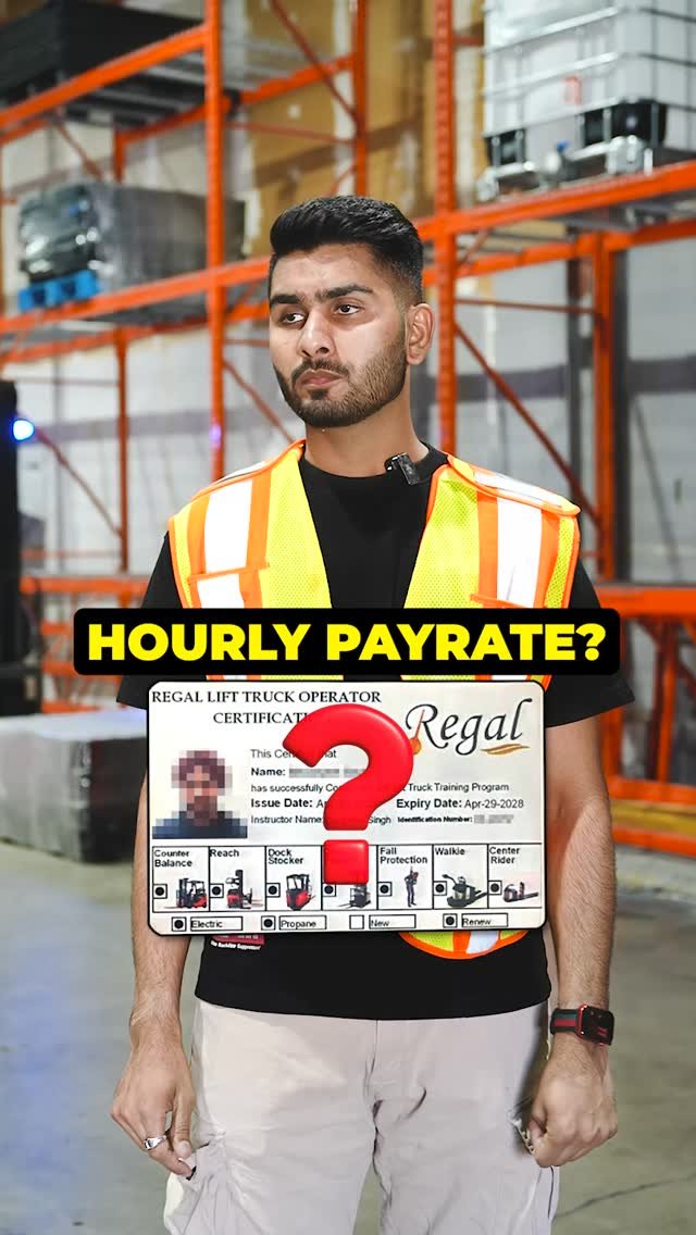 regalforklift 게시물 이미지: Hourly Payrate !!
#Regalforklift