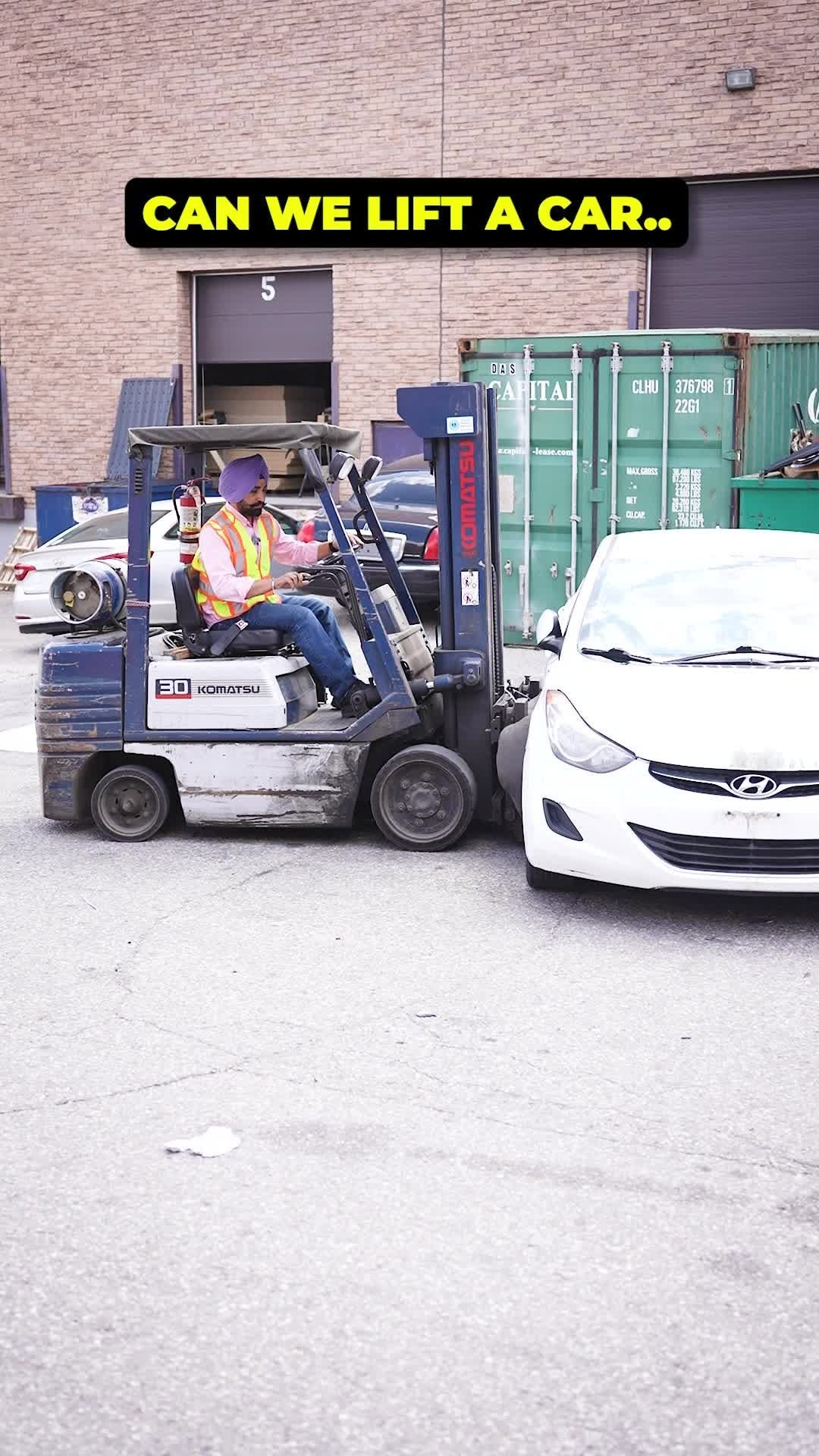 regalforklift 게시물 이미지: CAN WE LIFT A CAR?? #regalforklift
