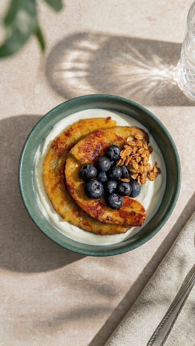 regs_healthy_eats 게시물 이미지: Caramelized banana yogurt bowl > every other...