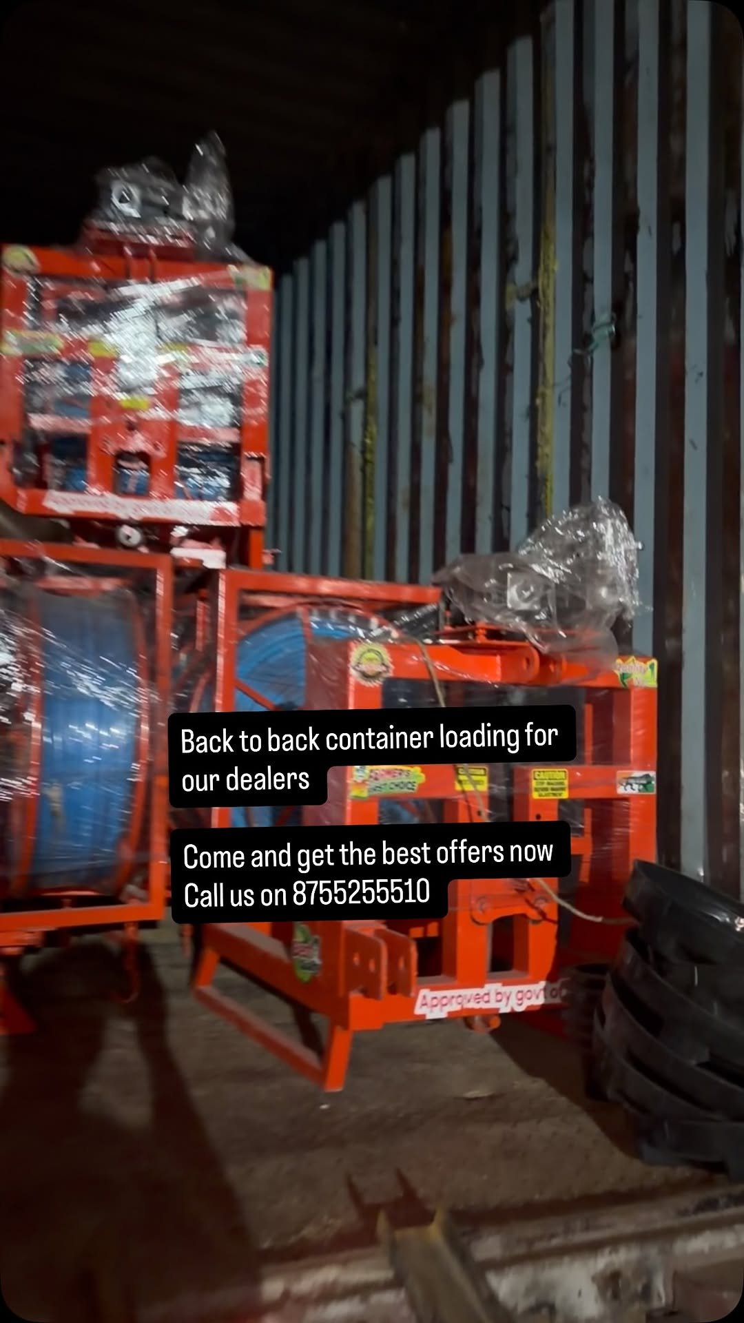 reloveagritech 게시물 이미지: Back to back container loading for our dealers...