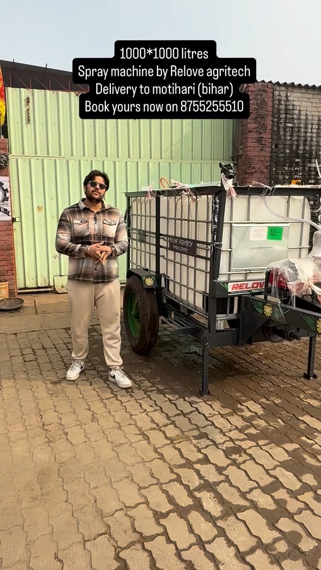 reloveagritech 게시물 이미지: 1000*1000 litres 
Spray machine by Relove...