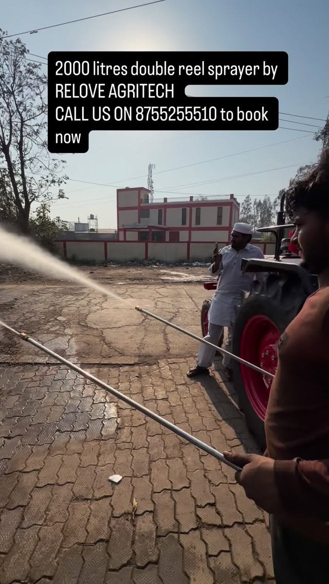 reloveagritech 게시물 이미지: 2000 litres doble reel sprayer by RELOVE...