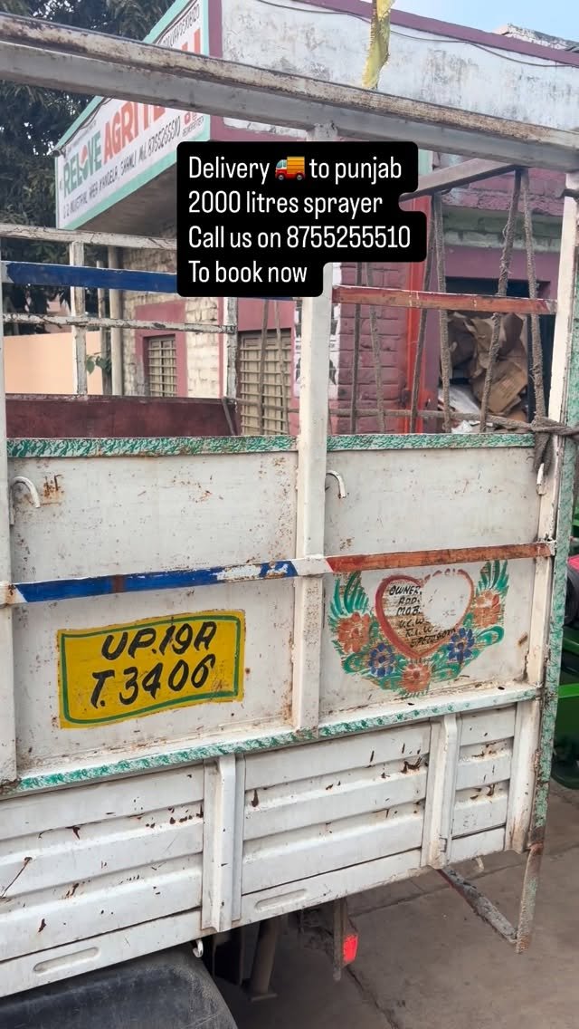 reloveagritech 게시물 이미지: Delivery 🚚 to punjab 
2000 litres sprayer...