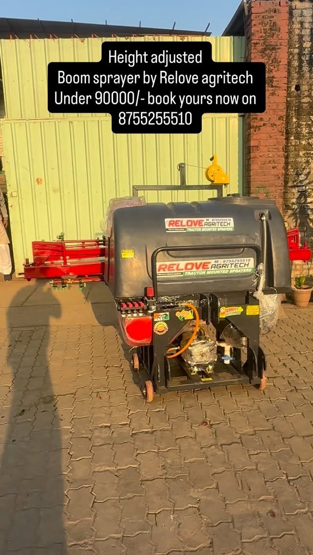 reloveagritech 게시물 이미지: Height adjusted 
Boom sprayer by Relove...