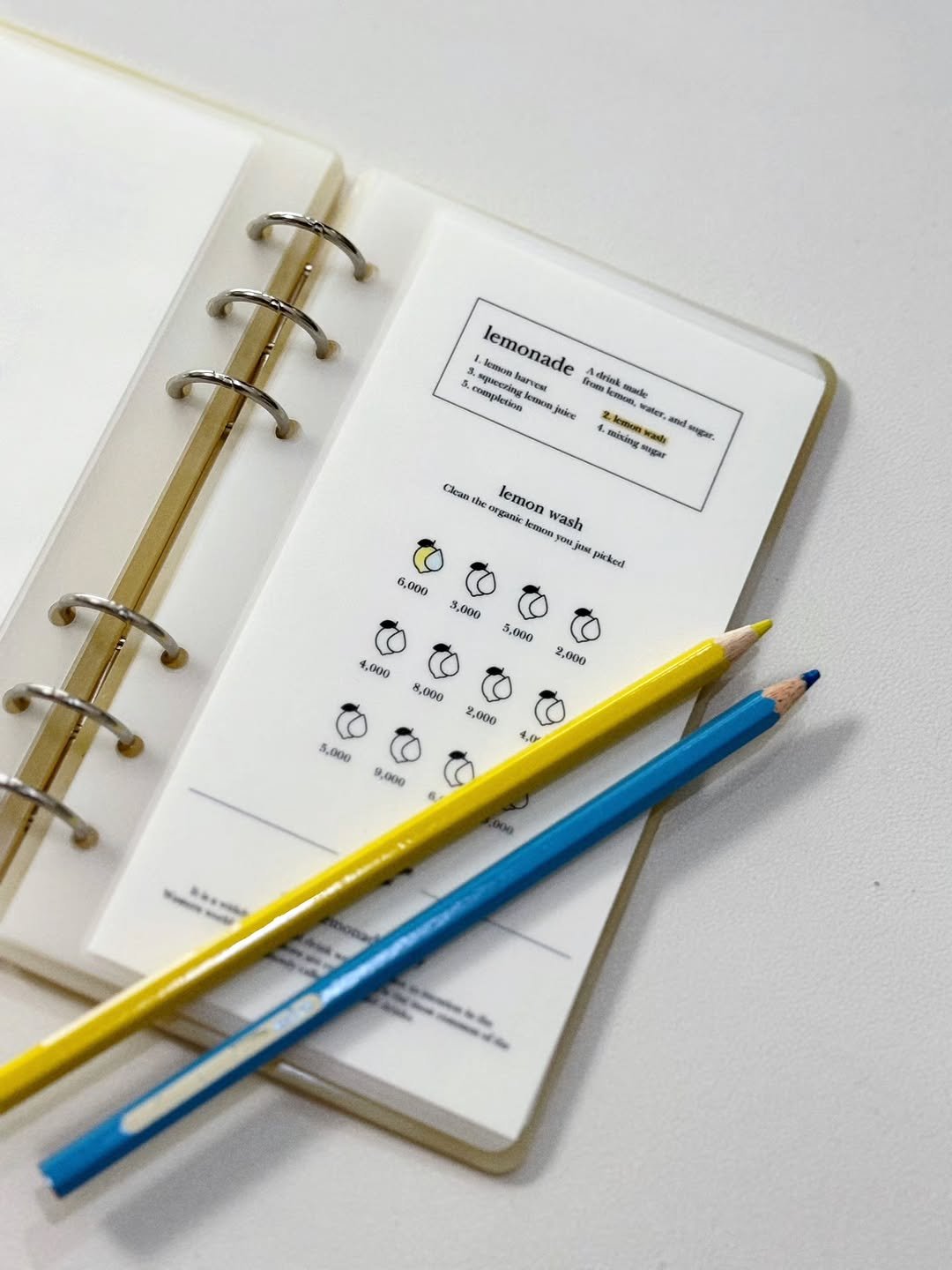 Photo by 르미 | Save slowly, grow surely 🌱 on February 10, 2026. May be an image of diary, clipboard, calendar, ruler, binder, pencil, pencil case, pen, crossword puzzle and text.