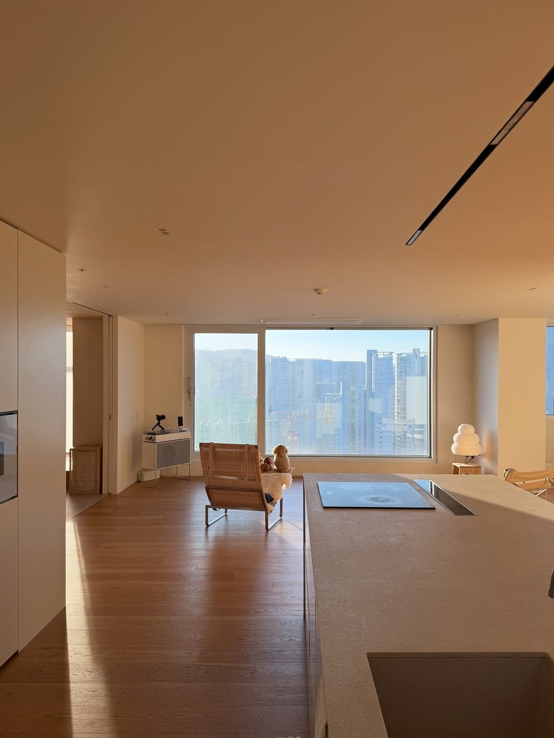 Photo by Sun Hyerim on November 20, 2025. May be an image of lighting, indoors, sliding door, buildings and text.