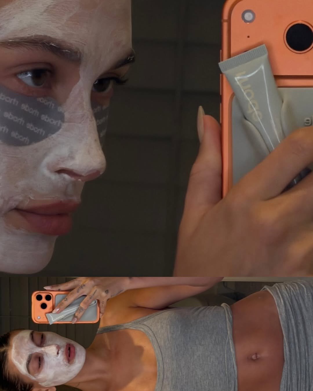 Photo by rhode skin on January 06, 2026. May be an image of one or more people, makeup and text.