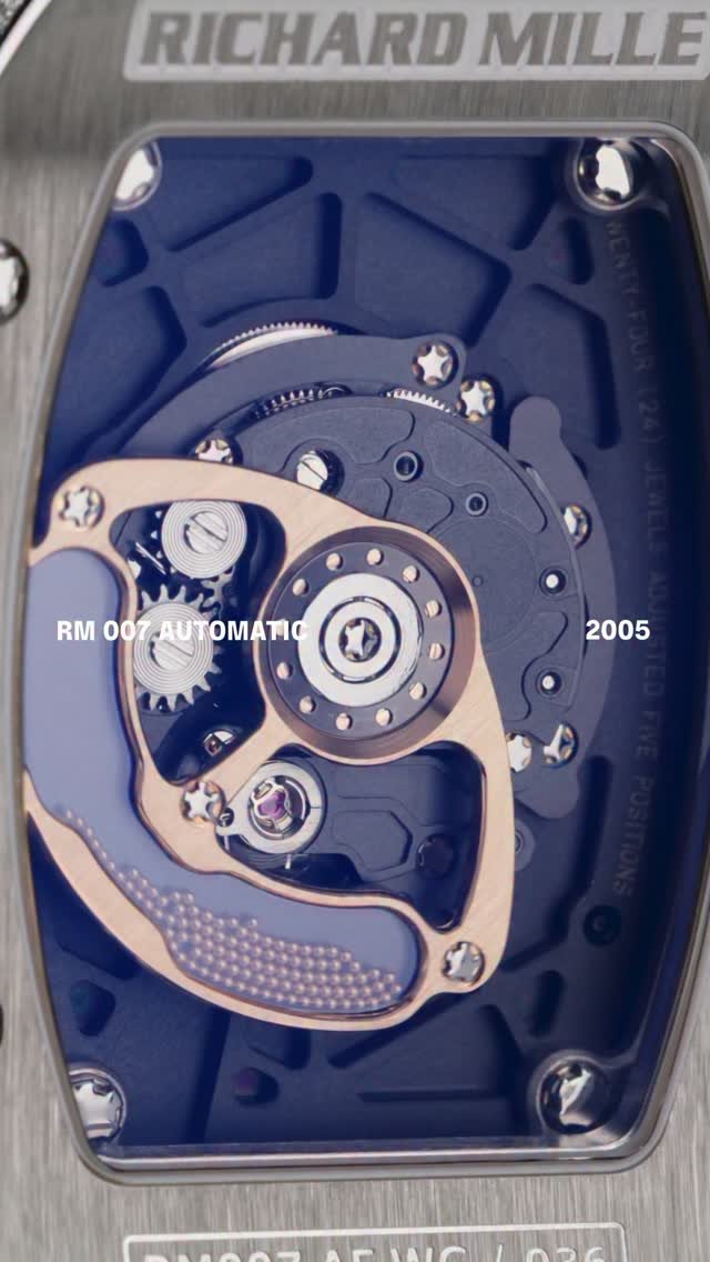 richardmille 게시물 이미지: Presented in 2005, the RM 007 was the first...