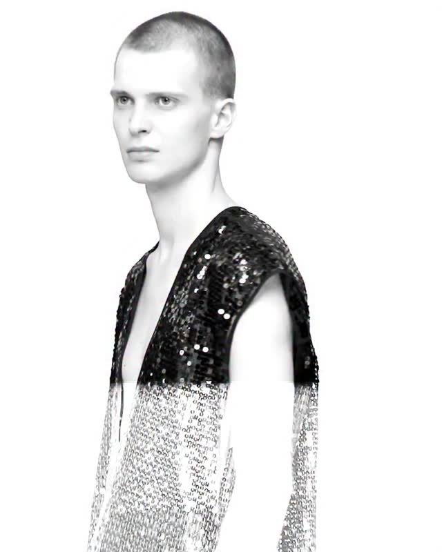 rickowensonline 게시물 이미지: ELIE, SS26 TEMPLE RUNWAY SL GOWN IN...