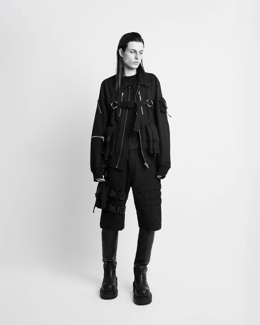 rickowensonline 게시물 이미지: DAMIAN, SS26 TEMPLE BLIXA CARGO BOMBER, CARGO...