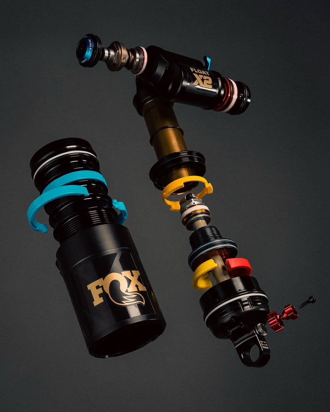 Photo shared by Ride FOX Bike on November 26, 2025 tagging @fox. May be an image of auto part, coil, capacitor and text that says 'FLOAT WW FO'.