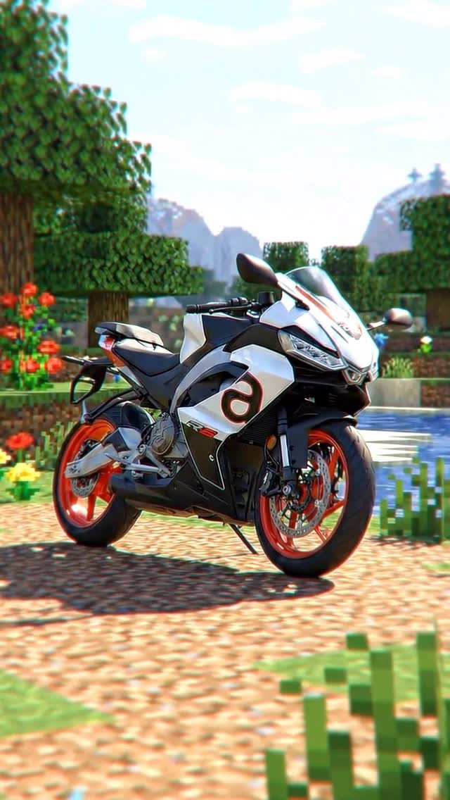 riderinagra 게시물 이미지: Minecraft team will work better @apriliaindia...