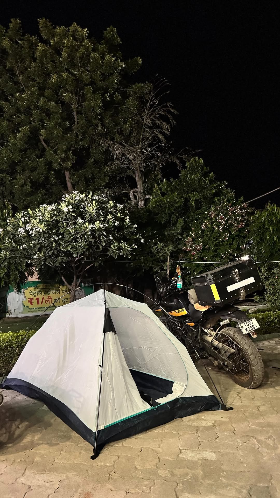 riderparamesh_official 게시물 이미지: My daily morning Ela vuntadhi ⛺️