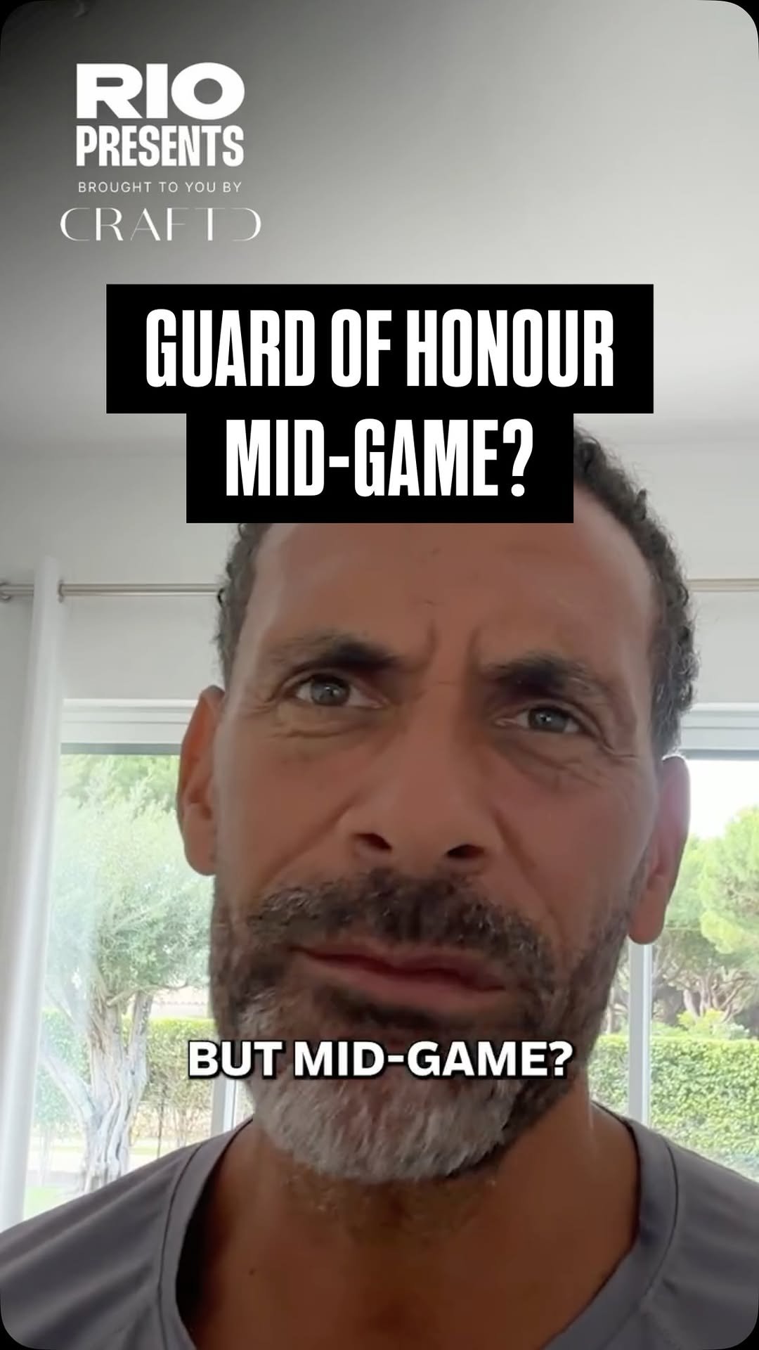 rioferdinandpresents 게시물 이미지: Rio’s view on mid-game Guard of Honours

👑 Sir...