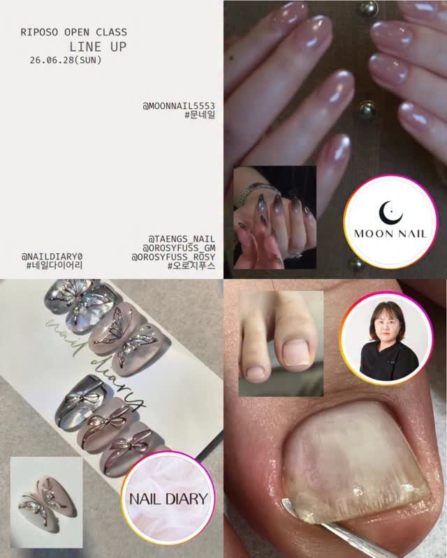 riposonail_official 게시물 이미지: 𝚛 𝚒 𝚙 𝚘 𝚜 𝚘 . 𝚗 𝚊 𝚒 𝚕
 
🖍️ 2026 리포소 오픈 클래스 in...