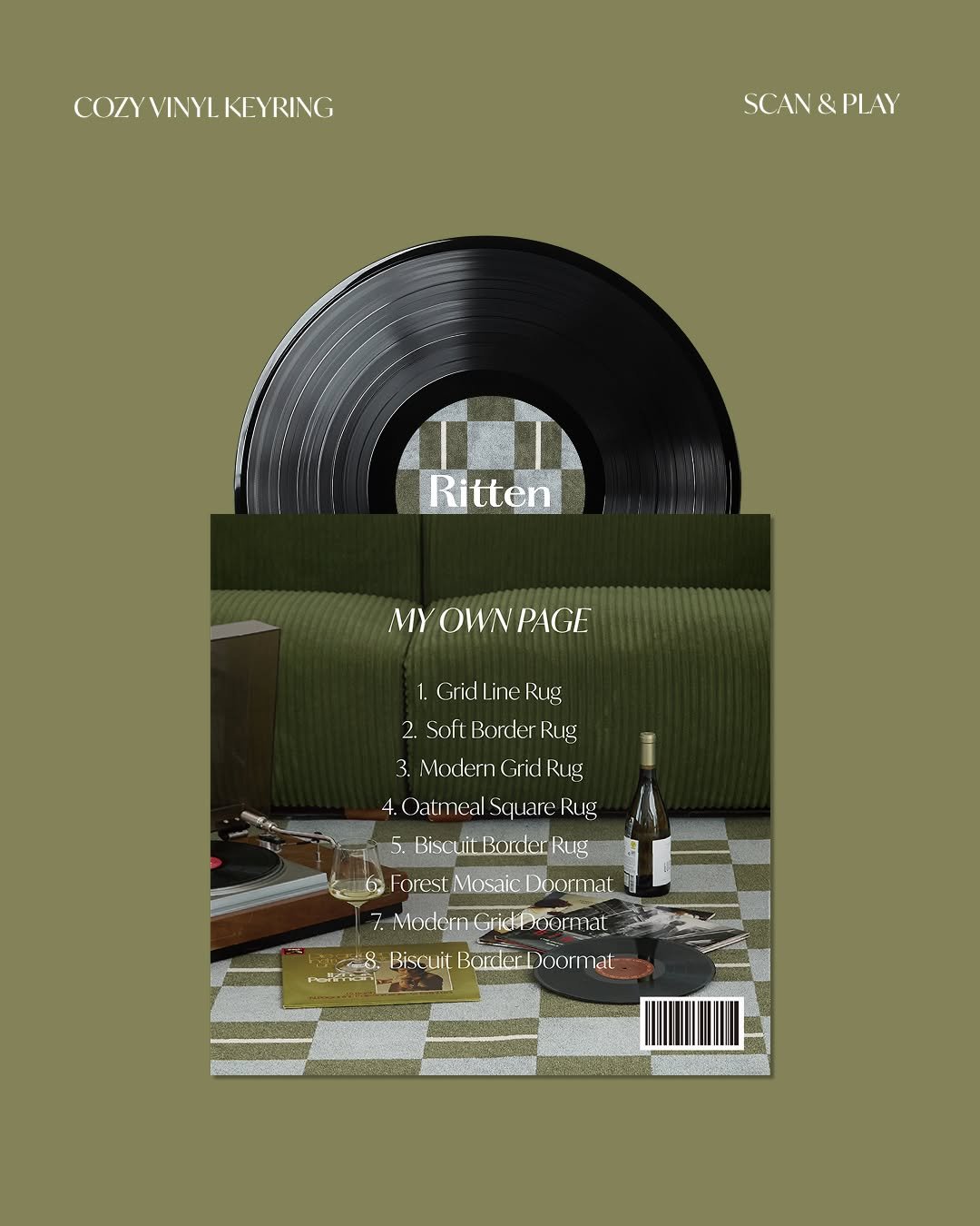 ritten_hours 게시물 이미지: 방 안의 작은 LP 바 오픈💿
신제품 출시 한정 키링 굿즈를 소개합니다.

❪ ...