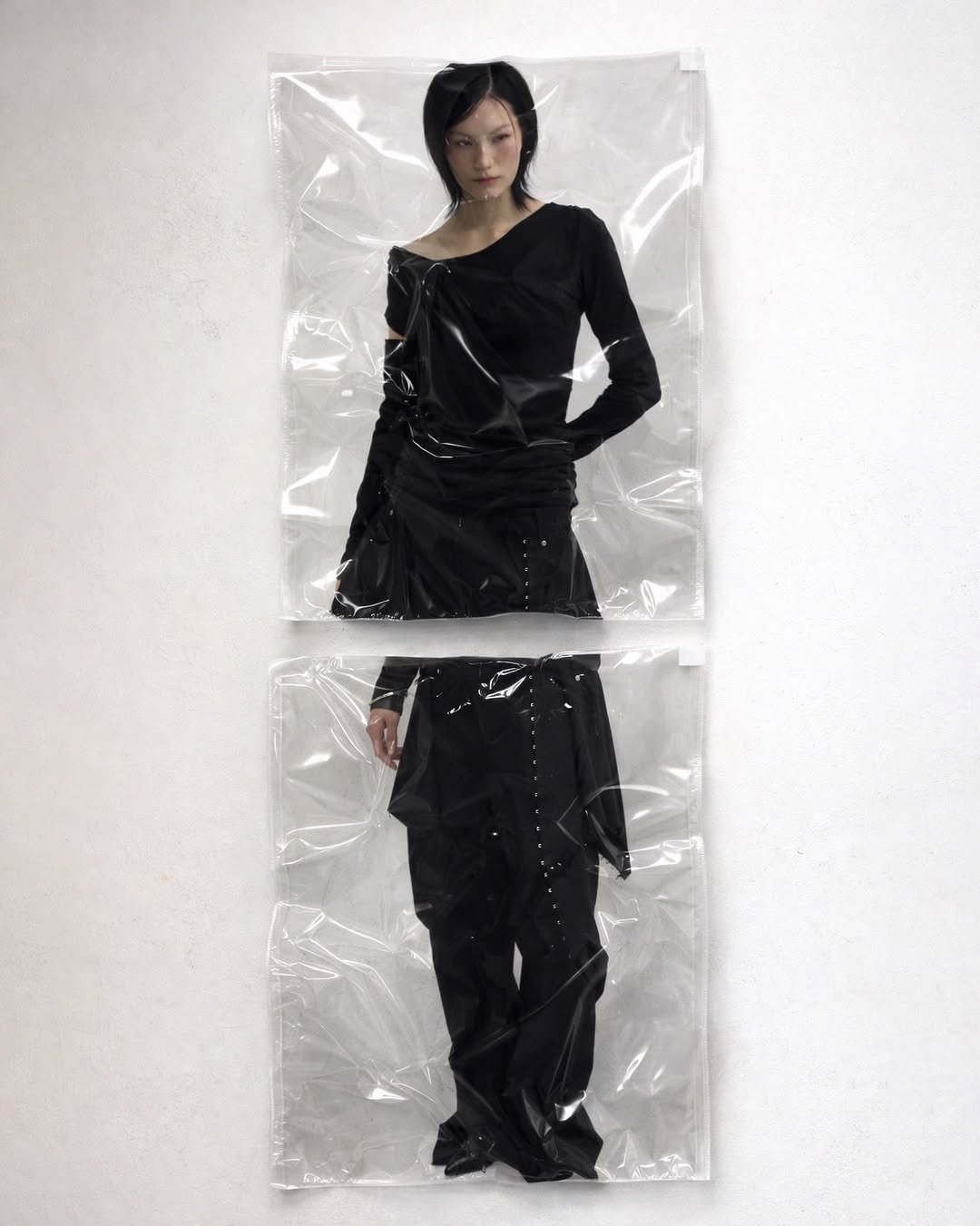 Photo by ROCKCAKE on February 04, 2026. May be an image of mannequin, plastic bag and text.