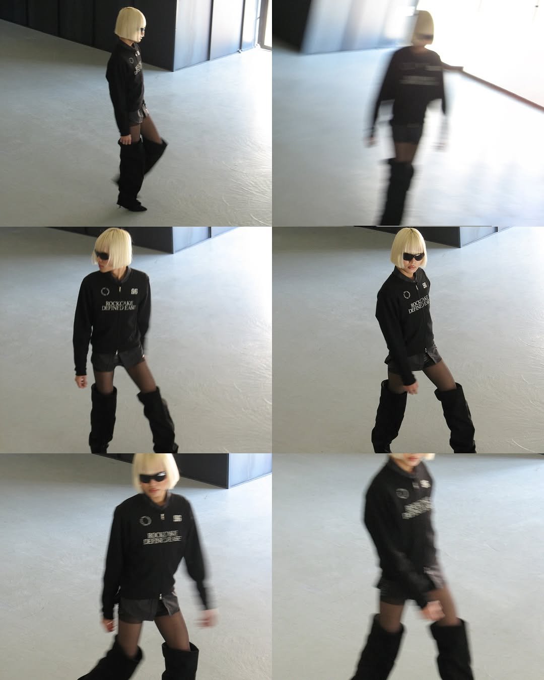 Photo by ROCKCAKE on November 30, 2025. May be an image of mannequin, glasses, costume, turtleneck, eye patch and text.