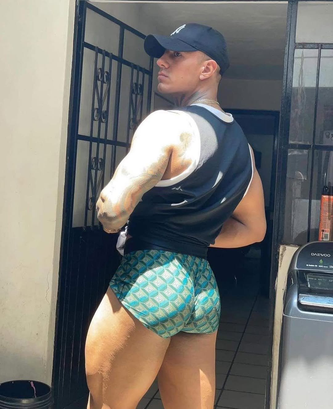 Photo by Rocko on October 22, 2025. May be an image of body building, shorts and text.