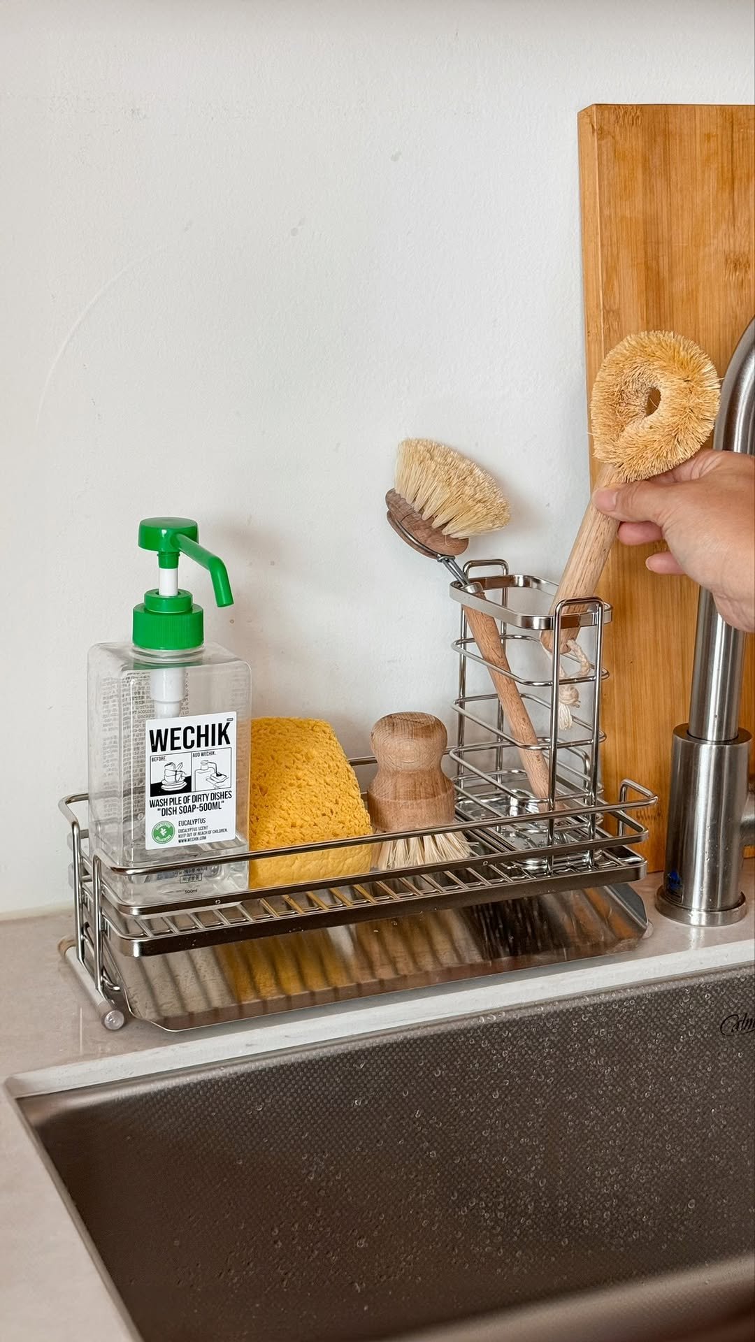 roco_house_ 게시물 이미지: 싱크대가 항상 지저분하게 보이고
물때, 곰팡이가 신경 쓰이셨나요?
깔끔한 수세미랙...