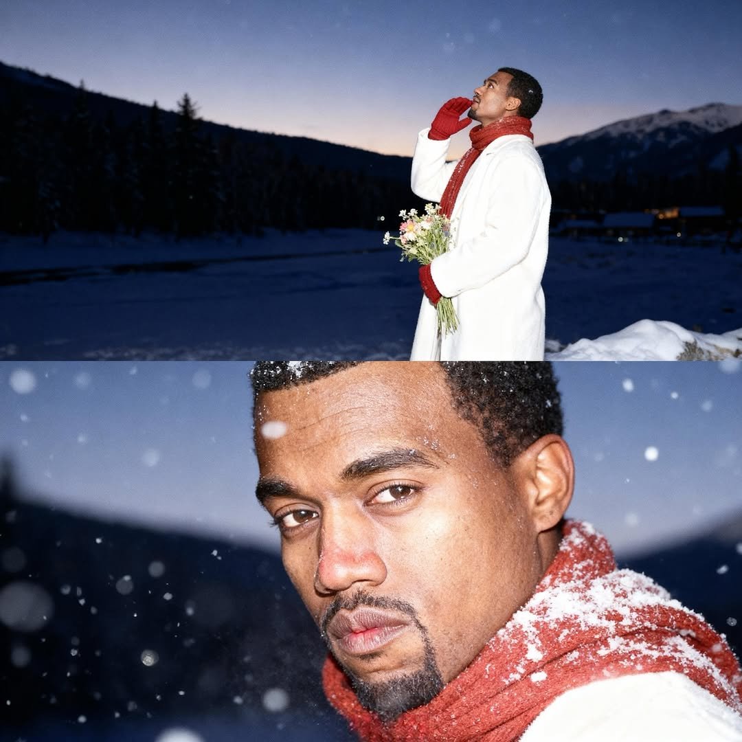 Photo by SEONGSU KIM on October 30, 2025. May be an image of one or more people, beard, people standing, wedding, snow and text.