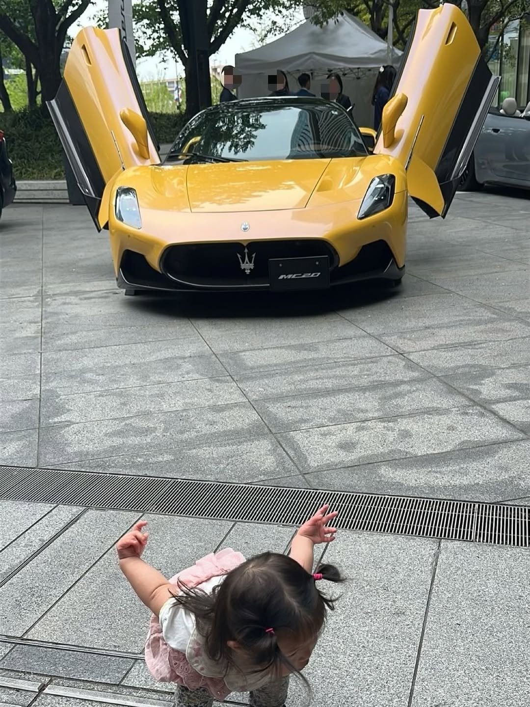 Photo by SEONGSU KIM on February 11, 2026. May be an image of baby, car and text.