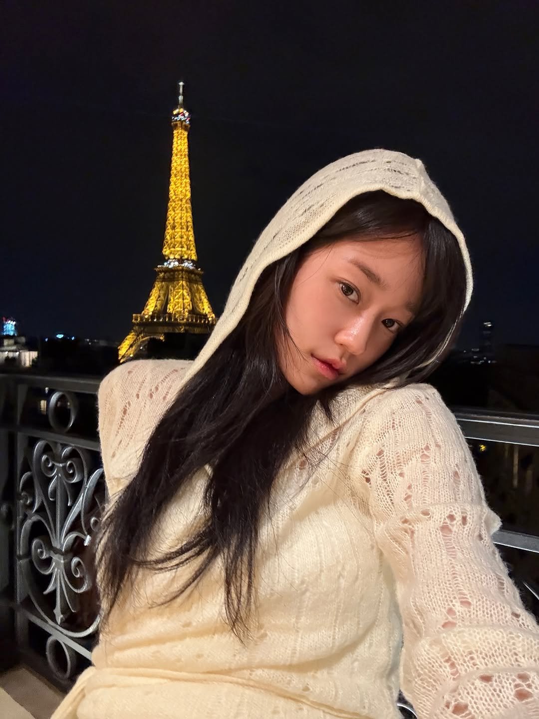 Photo shared by 노윤서 on October 06, 2025 tagging @balenciaga. May be an image of 1 person, tower and text.