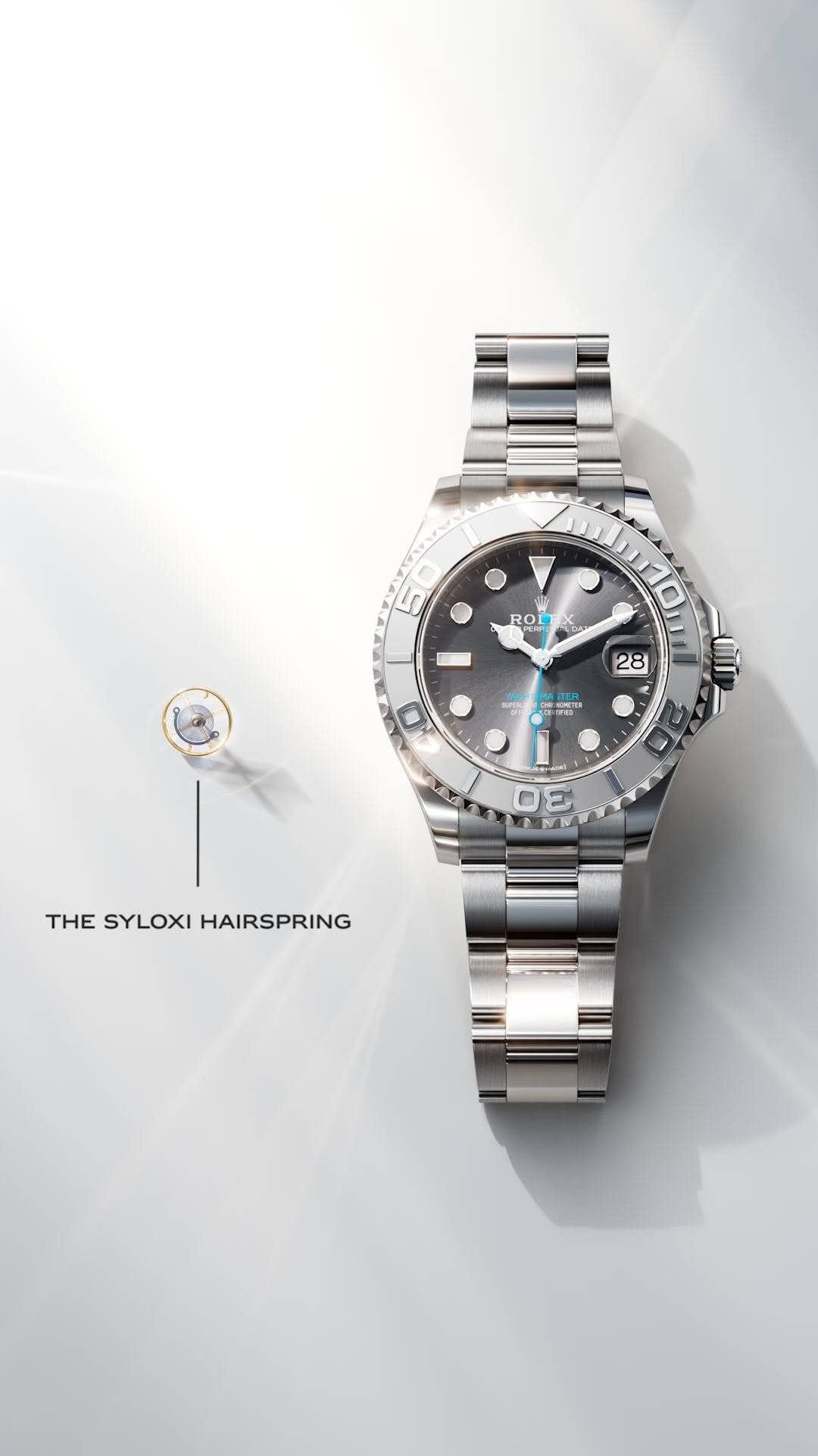 rolex 게시물 이미지: The Yacht-Master with Syloxi hairspring on...