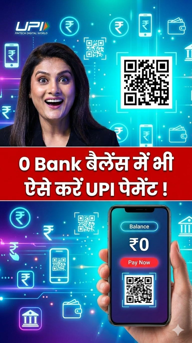 romita_tiwari_17 게시물 이미지: 😳 0 balance me bhi UPI payment possible!

UPI...