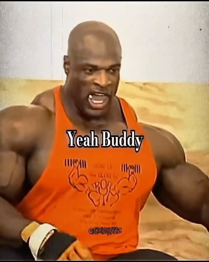 ronniecoleman8 게시물 이미지: Yeah Buddy…Light Weight Baby!!