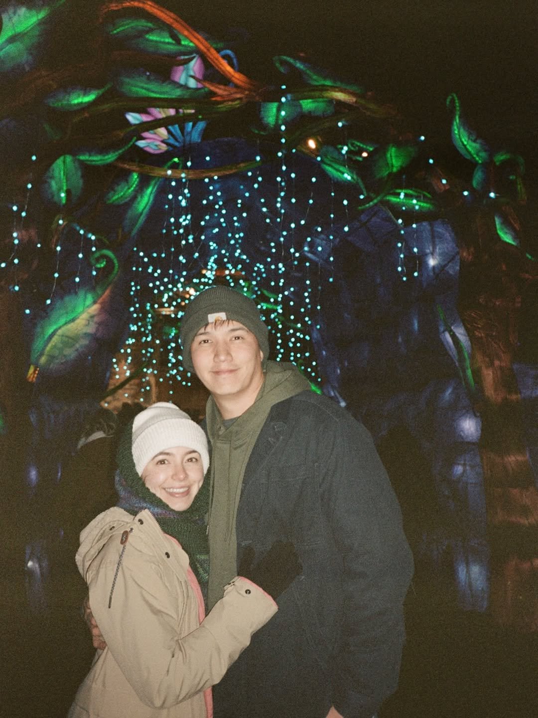 Photo shared by Aaron & Veronica on February 26, 2026 tagging @veronicamerrell, and @aaronburriss. May be an image of night and text.