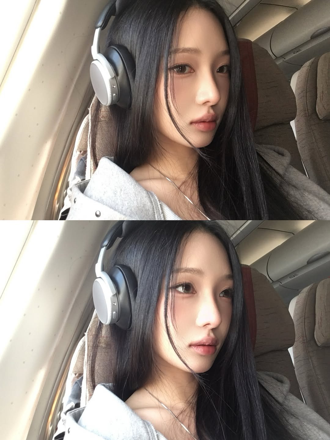 Photo by 노지선 Roh JiSun on March 15, 2026. May be an image of one or more people, hair, bus, top and text.