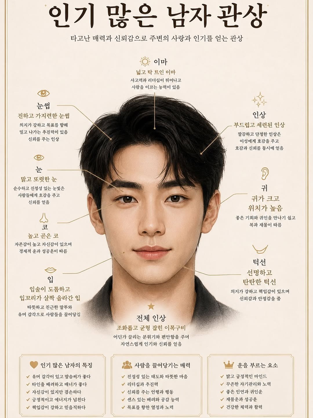 rpsaju_ 게시물 이미지: 인기많은 남자 관상