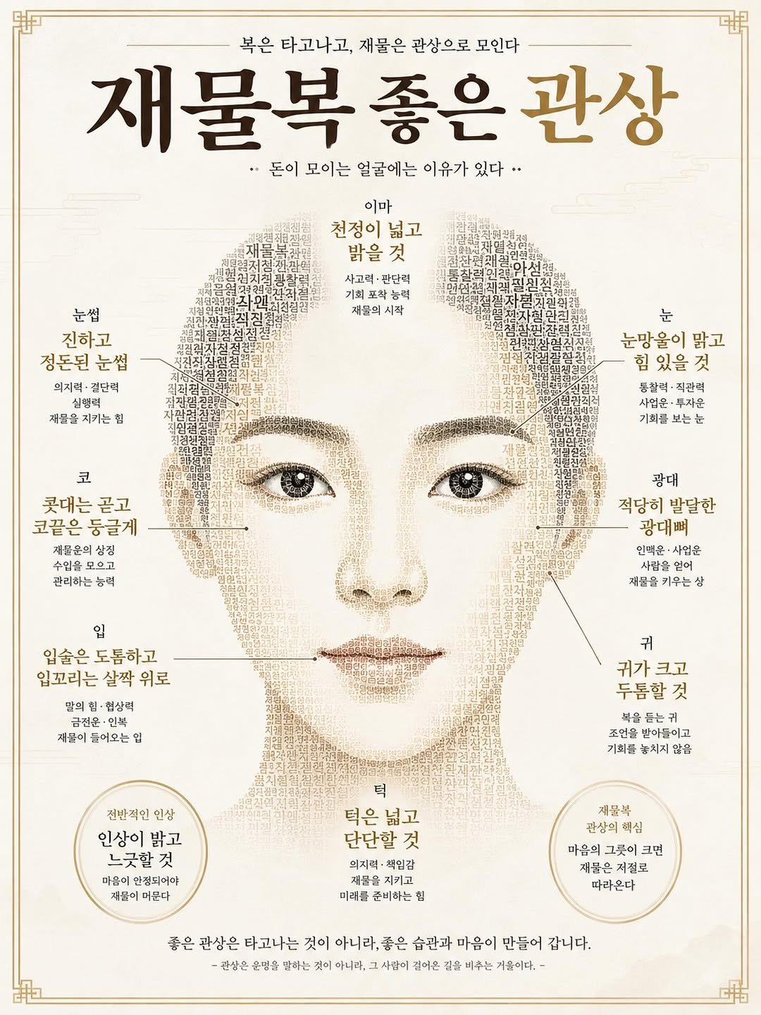 rpsaju_ 게시물 이미지: 재물복 좋은 관상

프로필 하단 링크에서 관상학 전자책 다운로드 가능 #관상