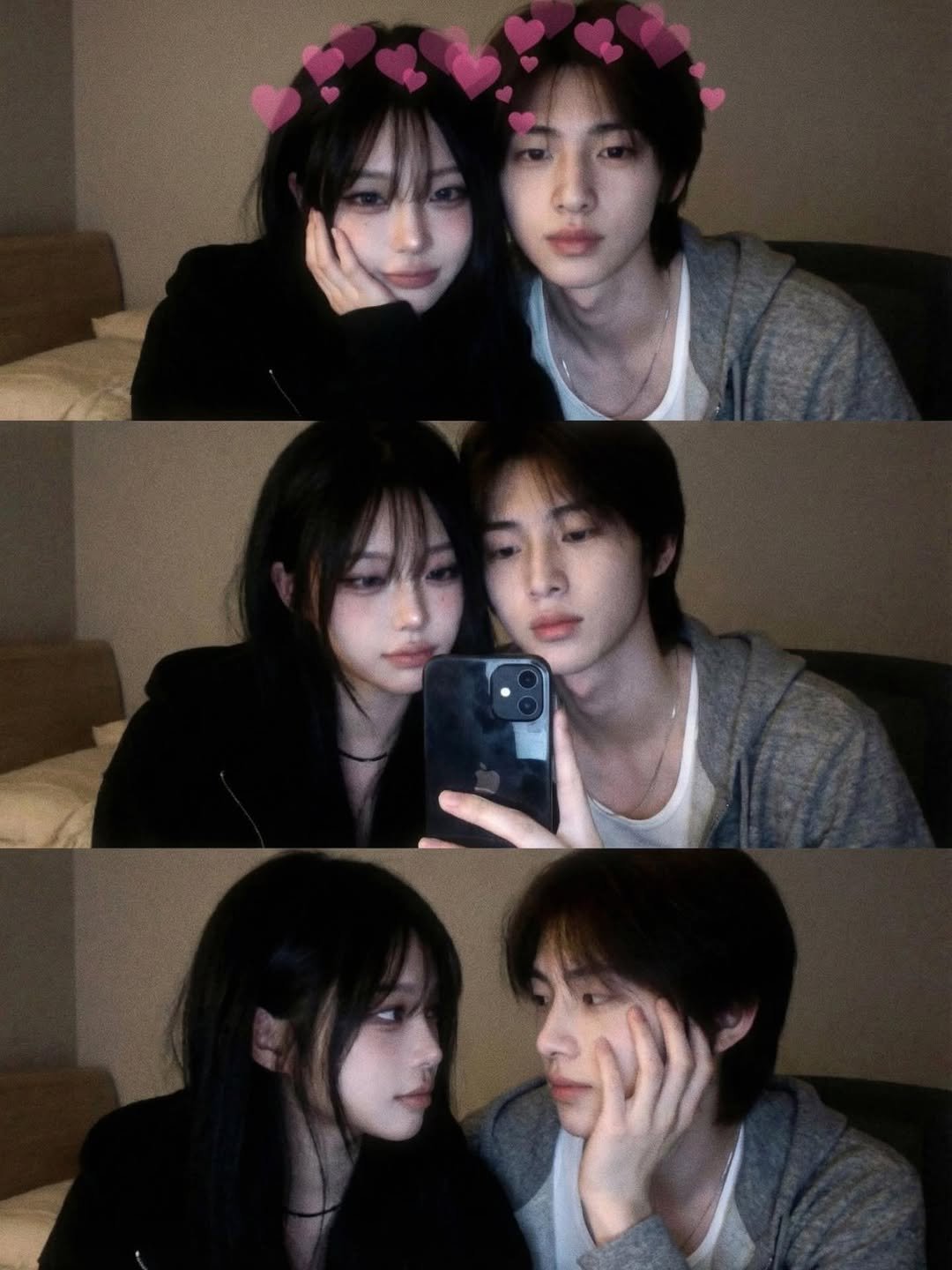 Photo shared by 예령 on January 09, 2026 tagging @meitu.kr, and @cortis. May be a selfie of one or more people, hair and text.