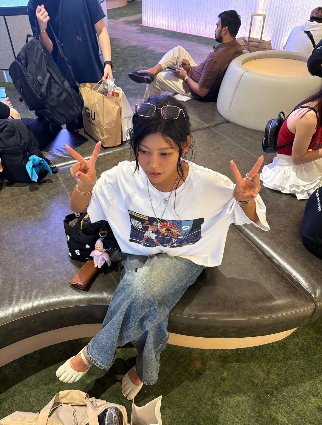 rrin___175 게시물 이미지: 이번달 공항만 몇번째인지!!!✈️

요즘 복싱 하고 있는 친동생이 예쁘다고
바로...