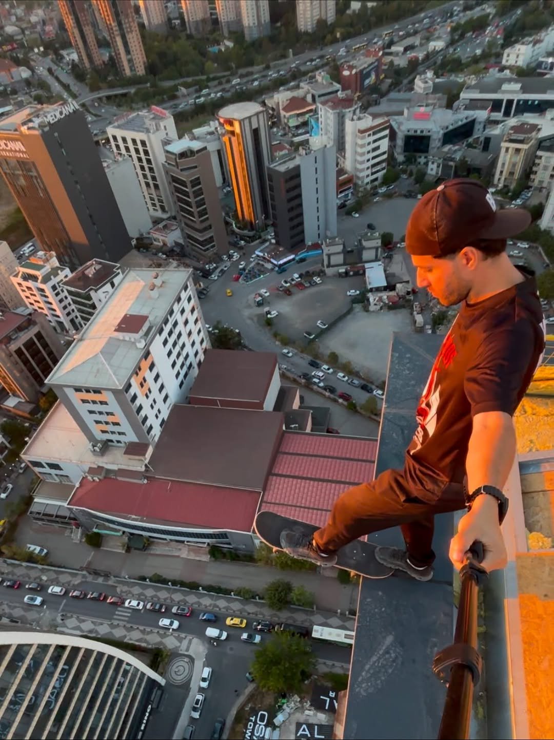 Photo by Mustafa kurt on September 19, 2025. May be an image of 1 person, skyscraper, tower and text.
