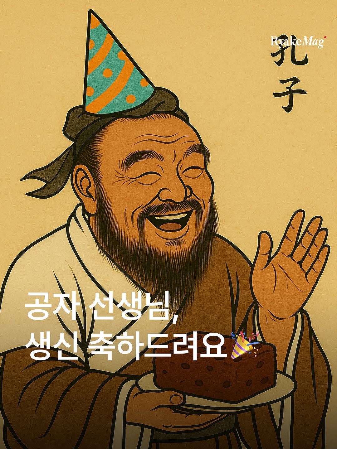 Photo by 리에이크 매거진 I 낭만과 취향의 발견 on September 27, 2025. May be an illustration of ‎poster and ‎text that says '‎ゲMg keMag 子 공차 공차선생님, 선생님, 생신 축하드려요 ل‎'‎‎.