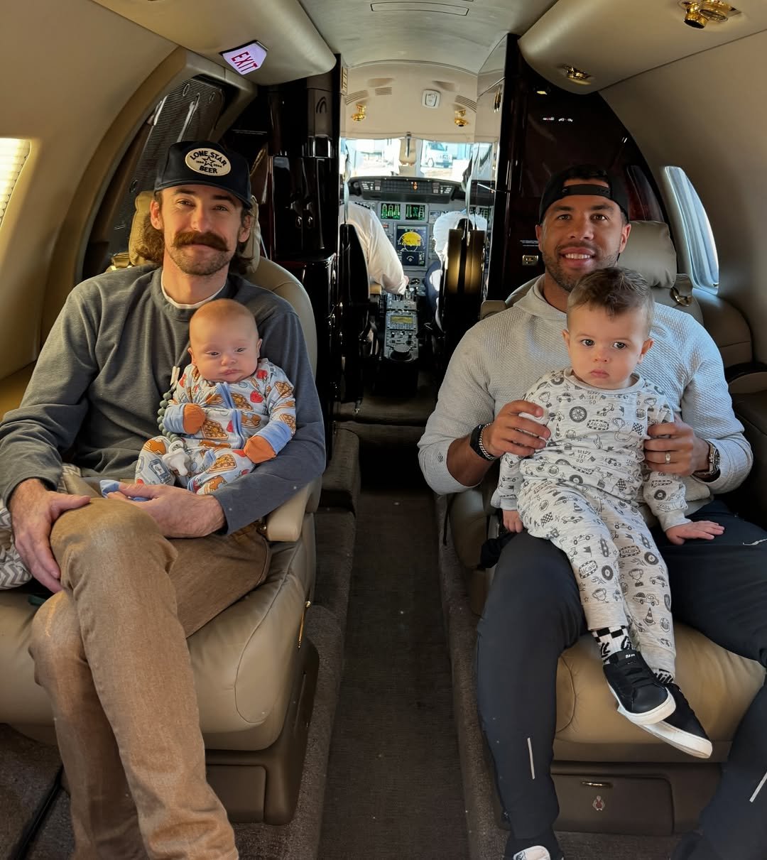 Photo by Bubba Wallace in Daytona Beach, Florida with @ryanblaney10. May be an image of baby, helicopter and text.