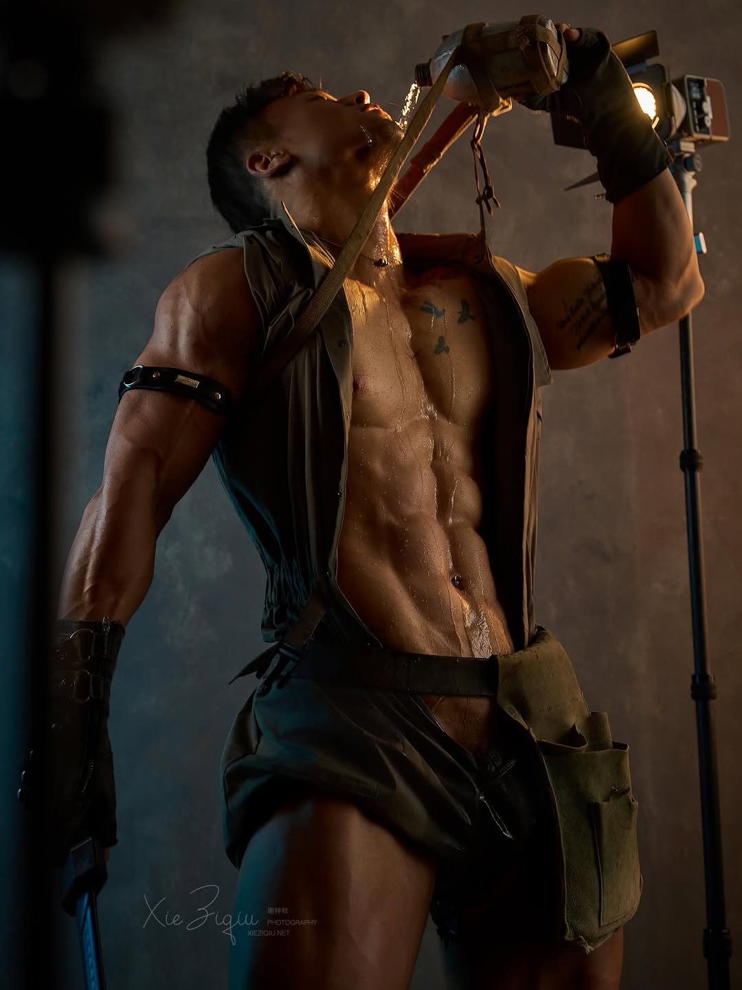 Photo by Ryan Ding on October 21, 2025. May be an image of costume, sword and text.