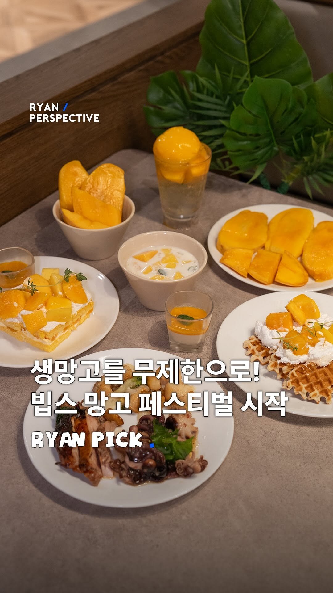 ryanive 게시물 이미지: 오늘은, 동남아 생망고를 무제한으로 먹을 수 있는 빕스 망고 페스티벌 #광고

이제...