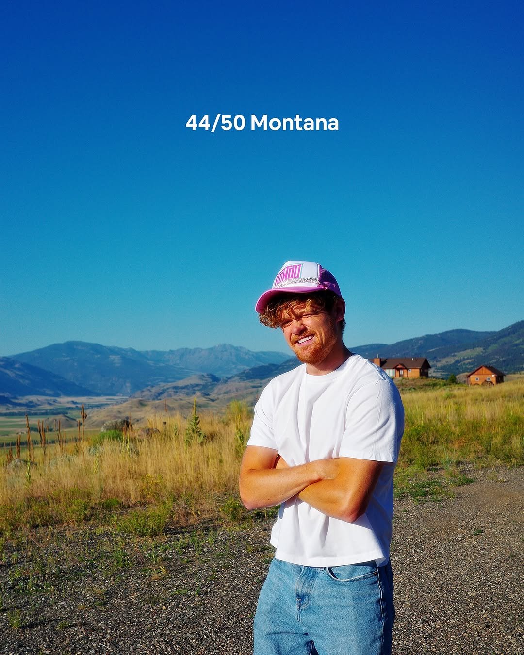 Photo by Ryan Trahan on July 23, 2025. May be an image of hat, bandanna and outdoors.