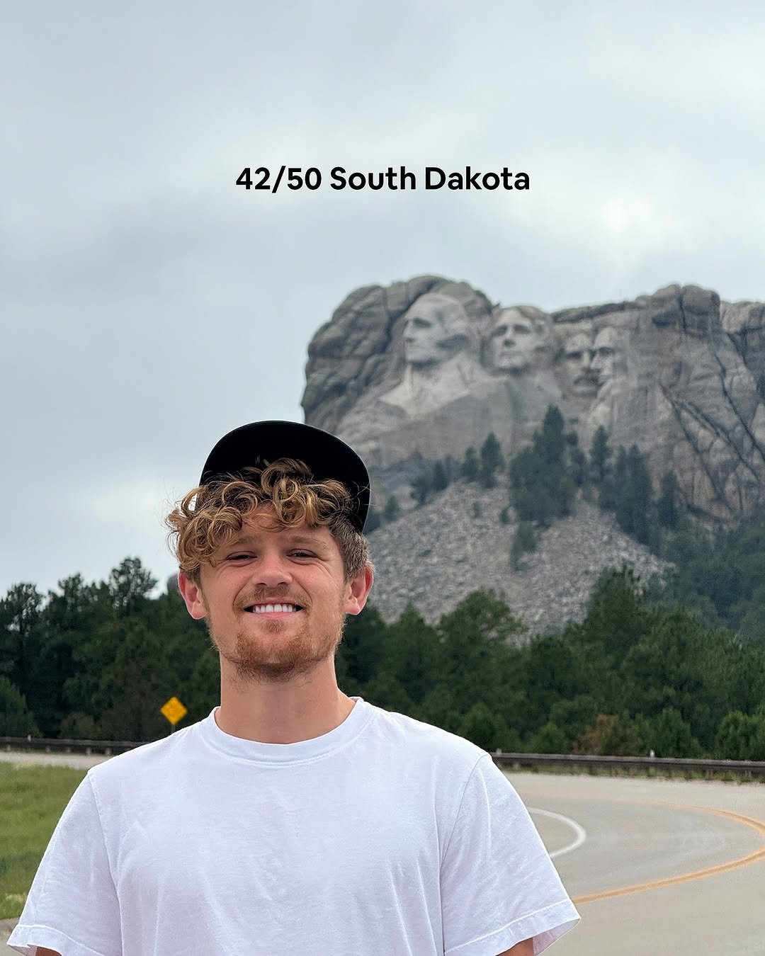 Photo by Ryan Trahan on July 21, 2025. May be an image of Mount Rushmore.