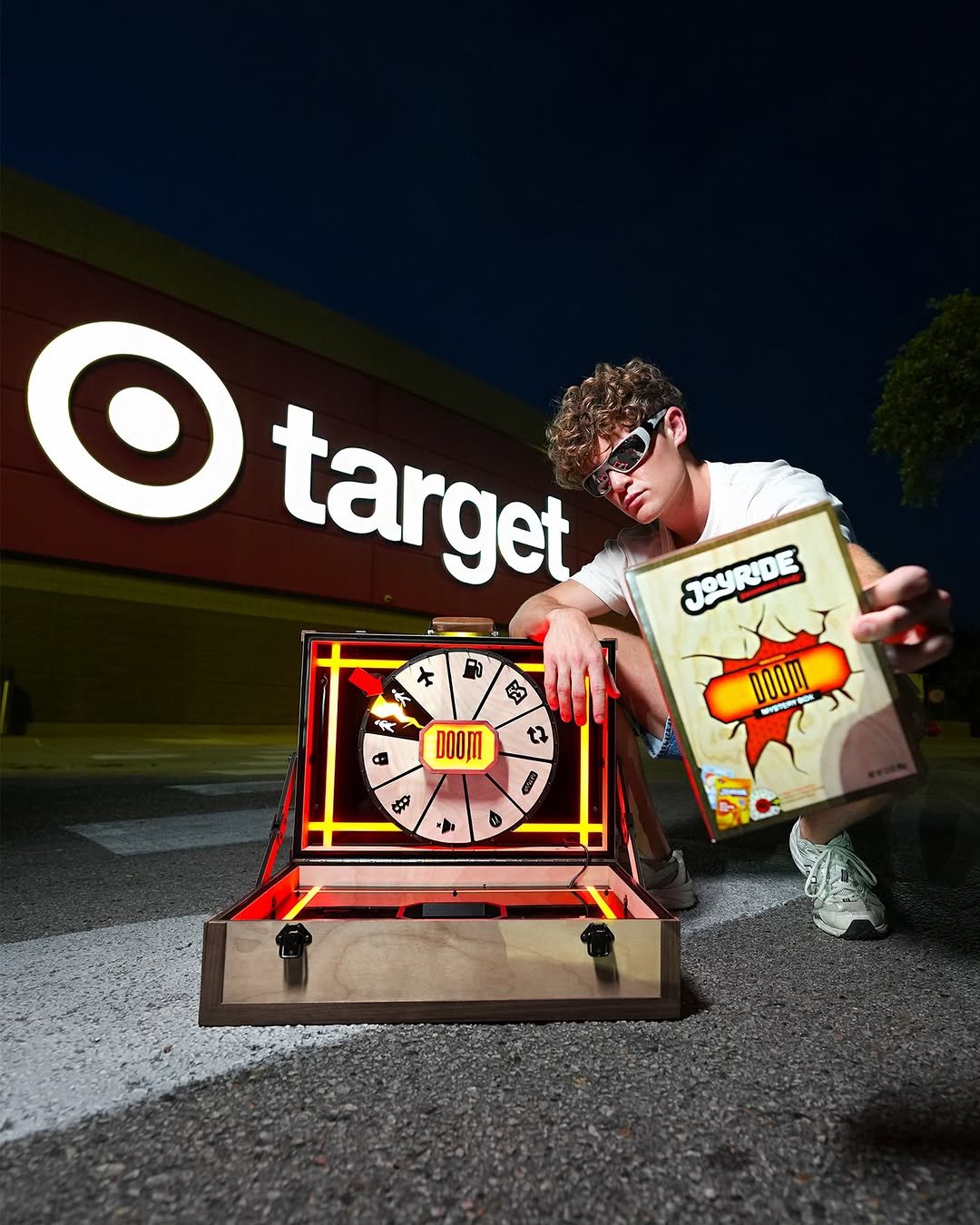 Photo shared by Ryan Trahan on November 24, 2025 tagging @joyride. May be an image of ‎portable cassette player and ‎text that says '‎target JRURDE JoY TOURIDE RIDE DOOU Ότη من i‎'‎‎.