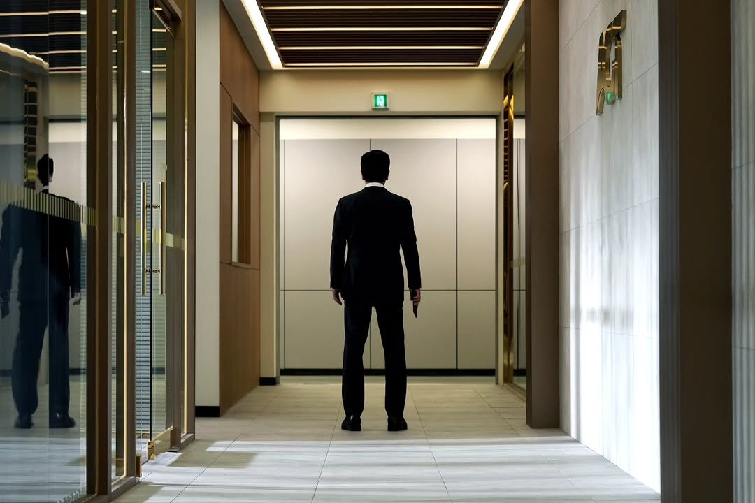 Photo by 류승룡 柳承龍 on November 30, 2025. May be an image of hallway and door.