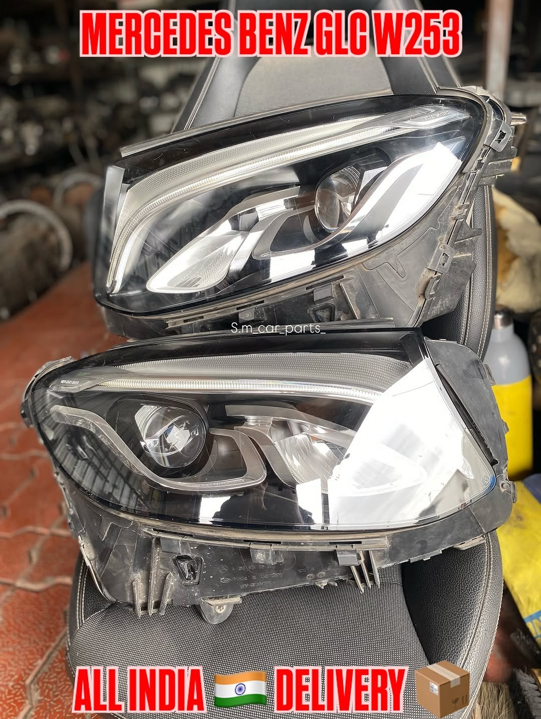 Photo by S.M_CAR_PARTS_ in Choryasi Toll Plaza. May be an image of auto part and text that says 'MERCEDES BENZGLG GLC W253 S.m_car_parts_ ts_ par O ALLINDIA DELIVERY'.