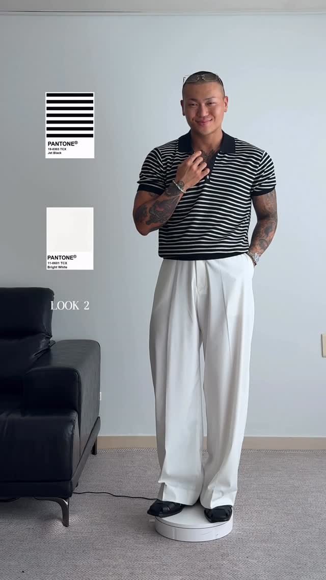 s.tone__iron 게시물 이미지: 블랙은 실패가 없죠 🗿!
어떤 조합이 제일 잘 어울리나요? 
⠀
⠀
✔️코디...