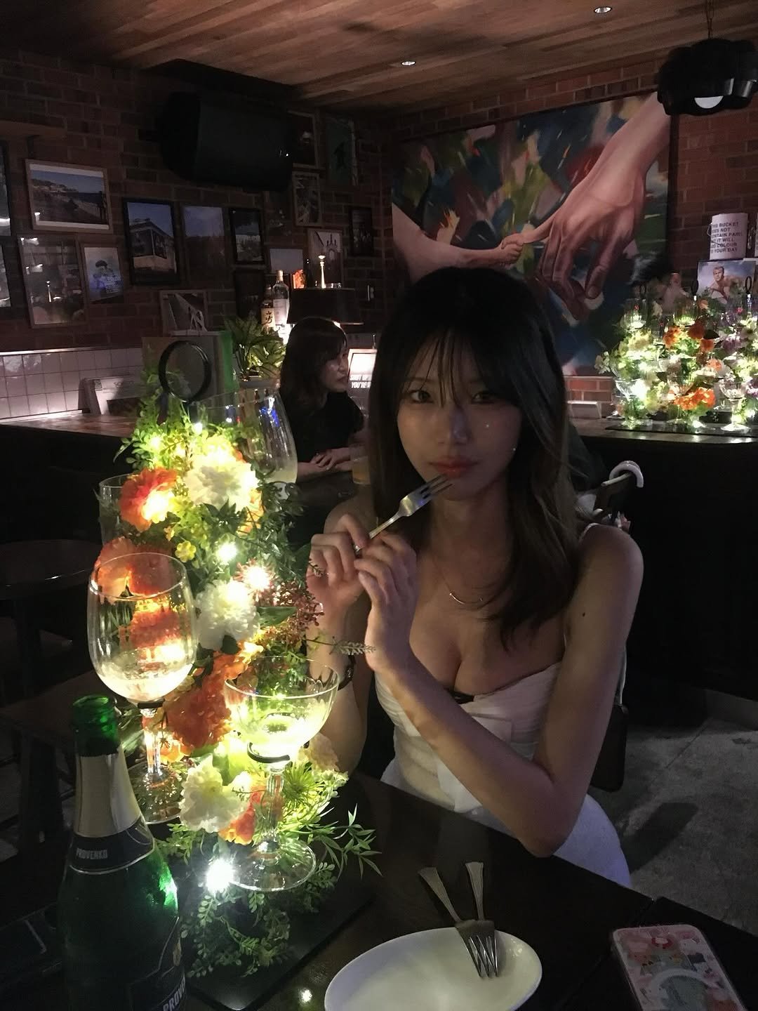 Photo by 🪄💖✨ on July 21, 2025. May be an image of 3 people, skewer, chopsticks and text.